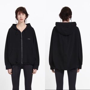 Balenciaga | Sweaters | Balenciaga Cocoon Hoodie Cardigan Black Size S |  Poshmark